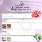 Eco Friendly Plant-Based Eczema Friendly Bathroom Cleaner Suitable for Sensitive Skin | Ecominim