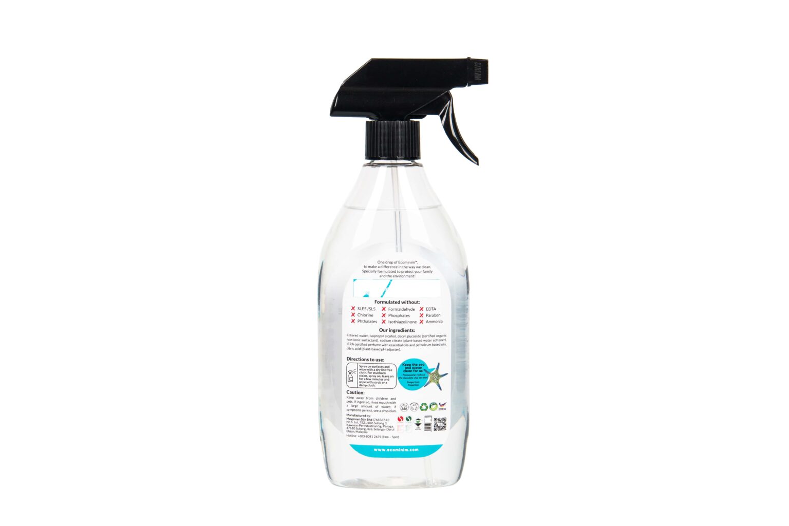 Eco Friendly Glass And Multi Surface Cleaner