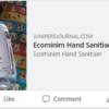 Eco Friendly Plant-Based Eczema Friendly Hand Sanitiser Suitable for Sensitive Skin | Ecominim